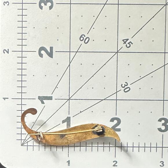 Albert Scharning Norway sterling silver guilloche enamel white green leaf brooch - Picture 9 of 10